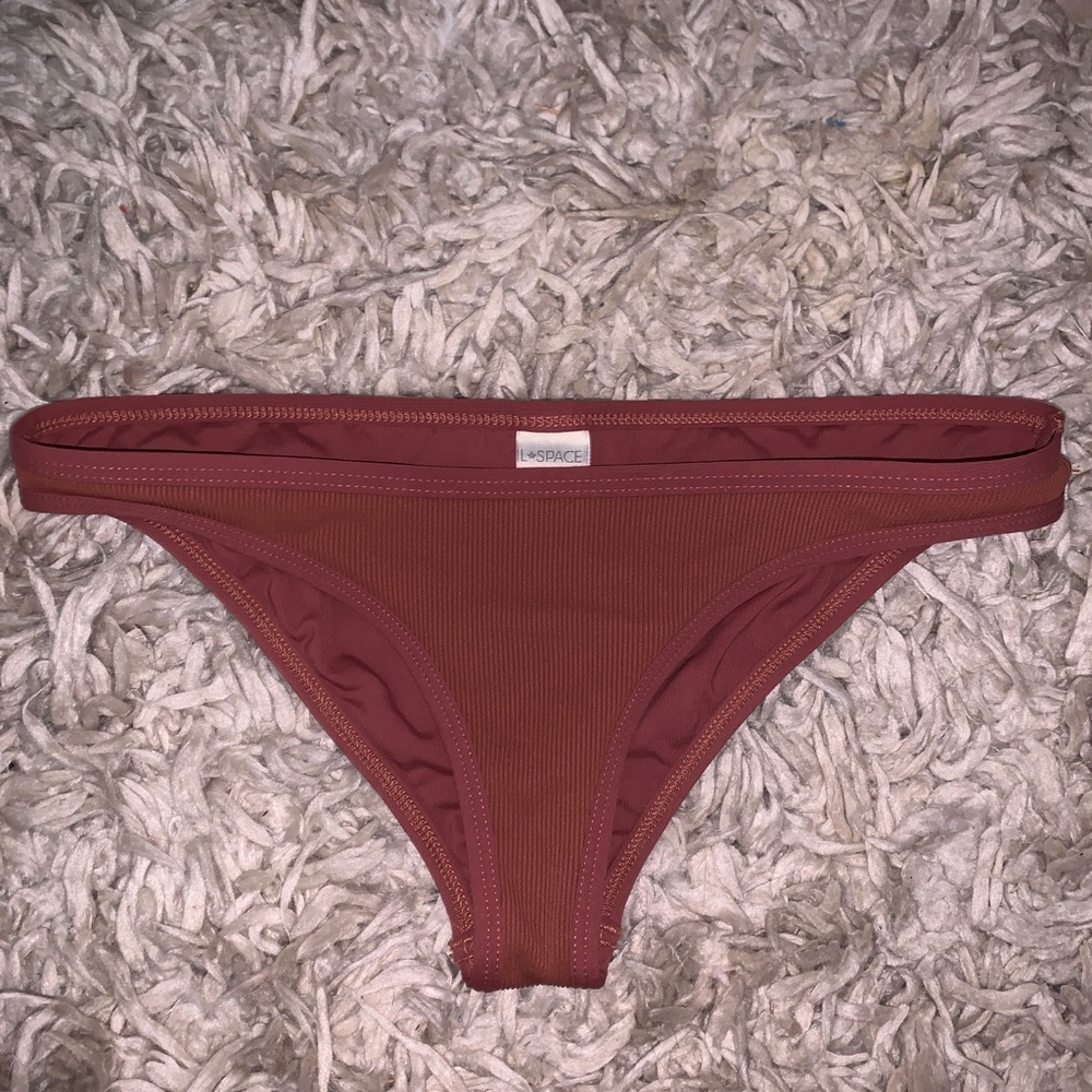 L Space hazelnut WHIPLASH bikini bottom
